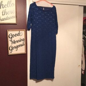 Pink blush maternity dress